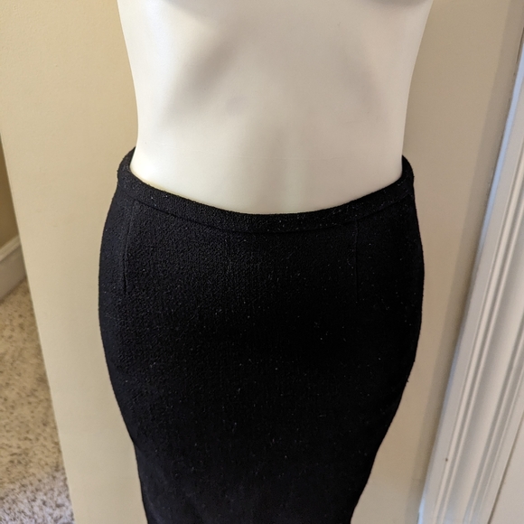 Vintage Bigio Collection black pencil skirt size 6 - Picture 4 of 6